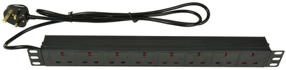 19" Rackmount Power Distribution Units - 8-Gang