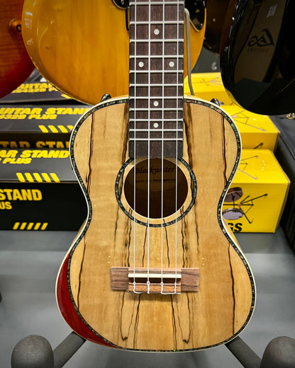 Blackwater Spalted Maple EQ Ukulele - Concert