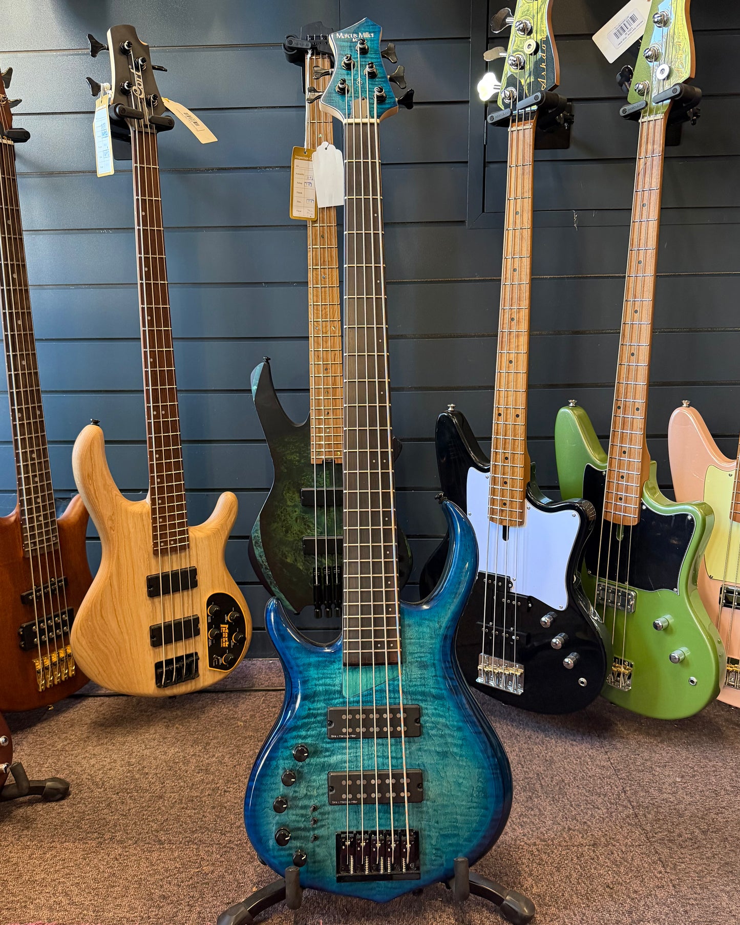 Sire M7 5-String Left-Handed - Blue