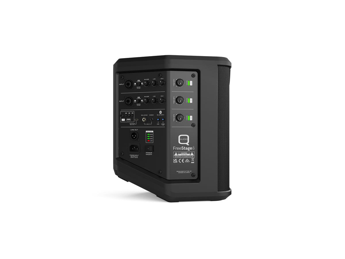 Q-Audio Freestage6 Portable PA Speaker