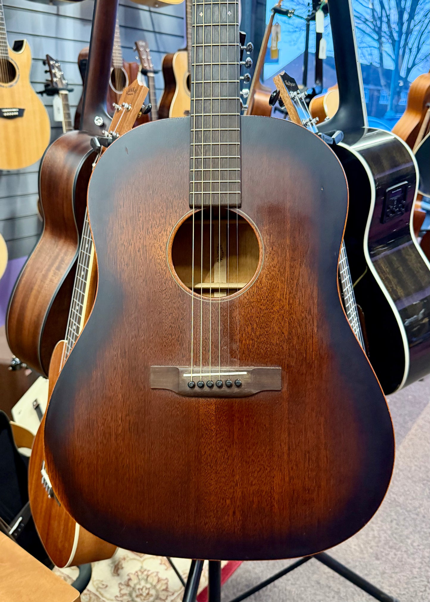Martin DSS-15M Streetmaster - Mahogany Burst