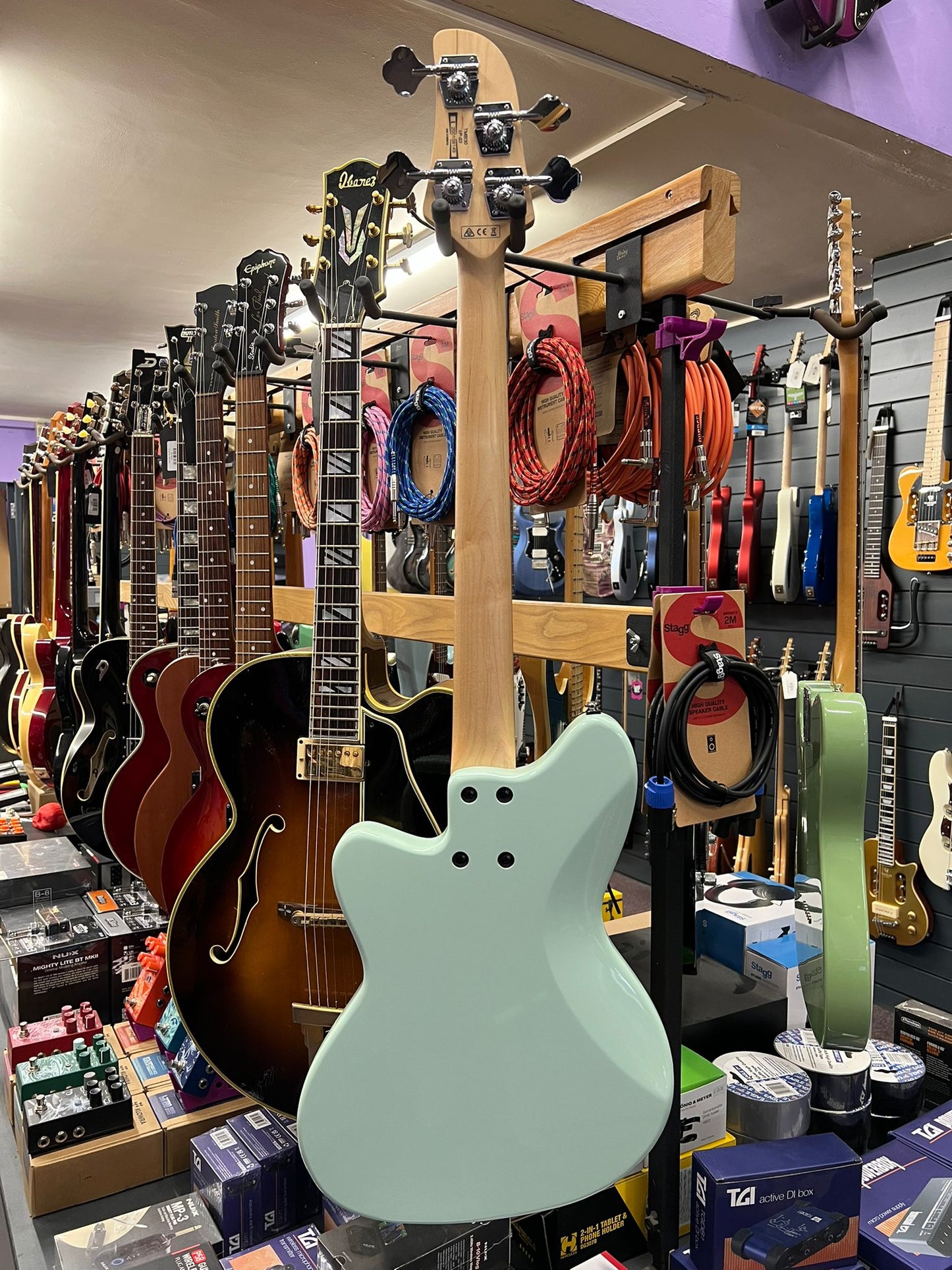 Ibanez Talman Short Scale Bass - Sea Foam Green
