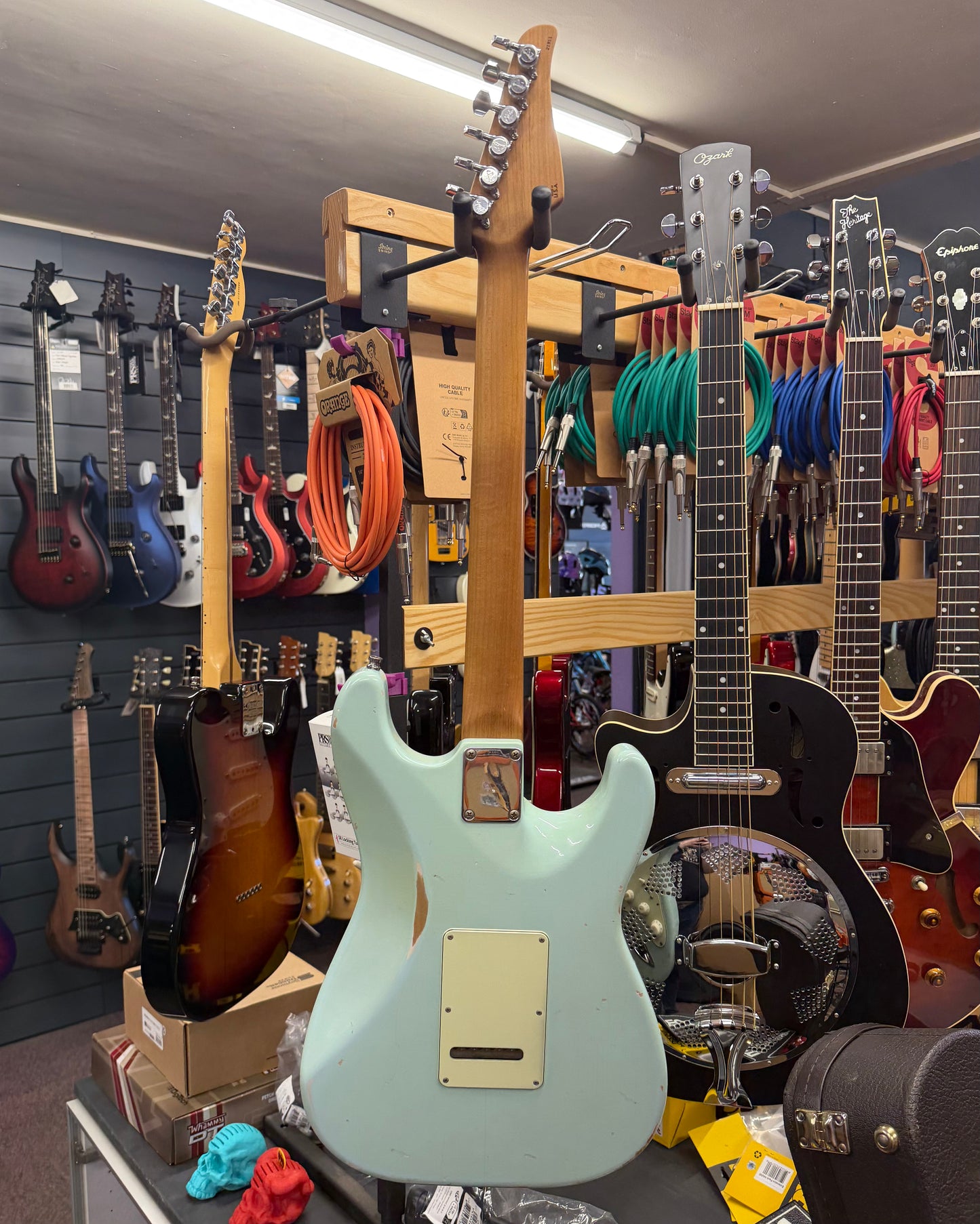 Suhr Classic S Left-Handed - Sonic Blue