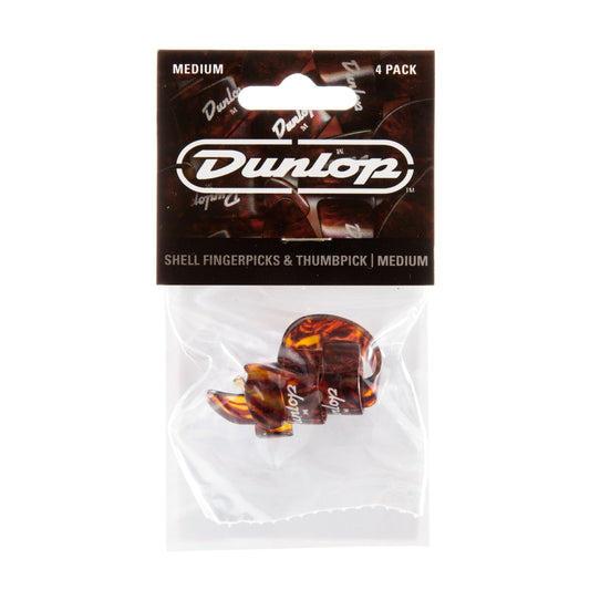 Dunlop Shell Thumb & Finger Pick Set