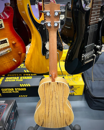 Blackwater Spalted Maple EQ Ukulele - Concert