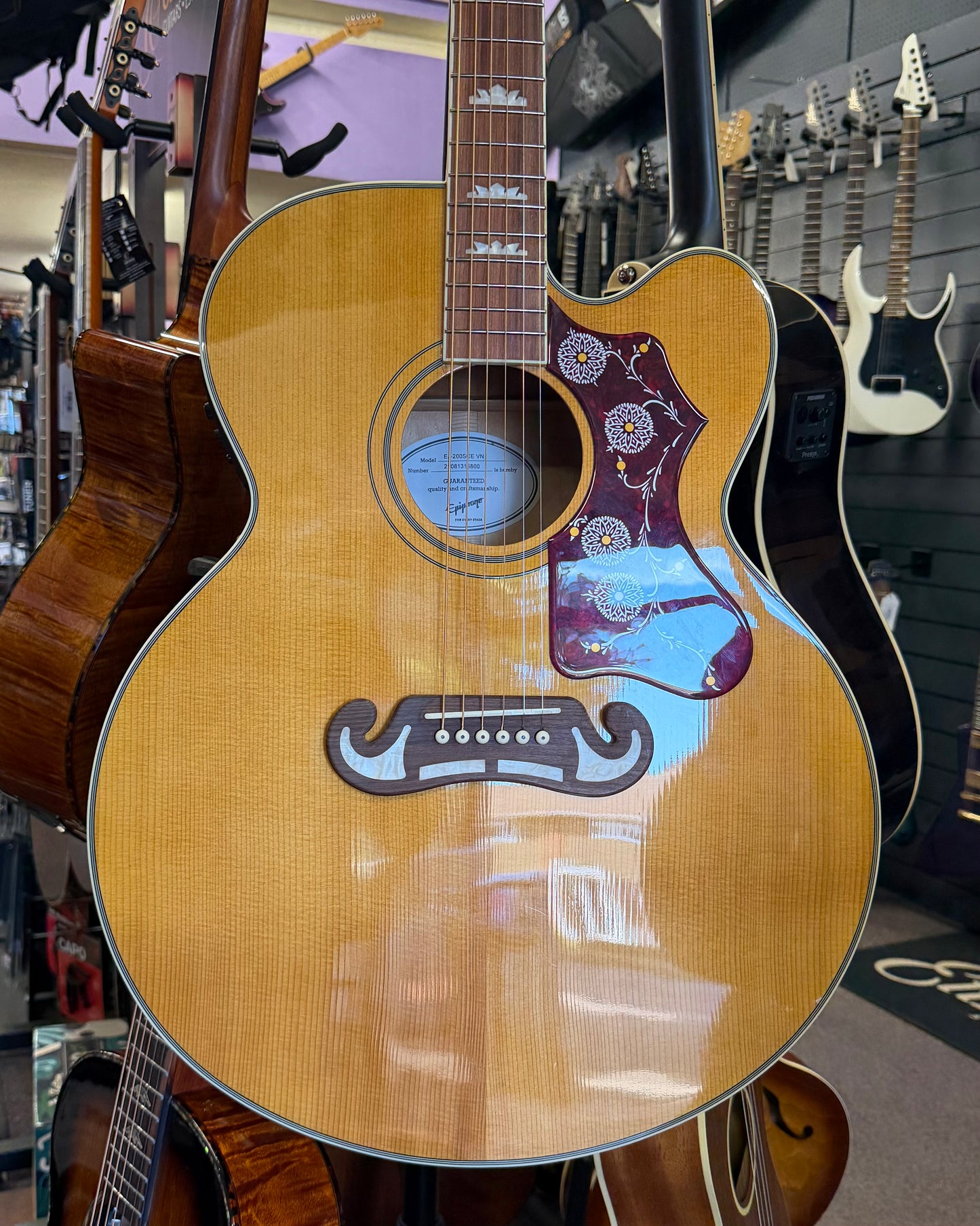 Epiphone J200EC - Natural