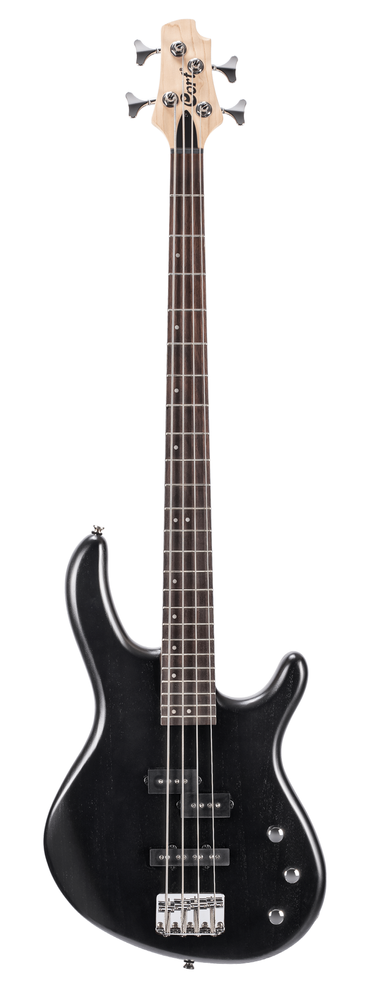 Cort Action Bass PJ - Open Pore Black