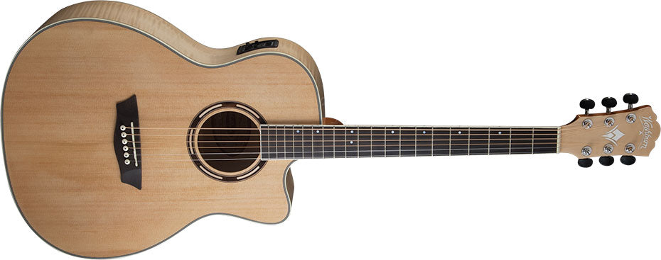 Washburn AG40CE Grand Auditorium - Natural