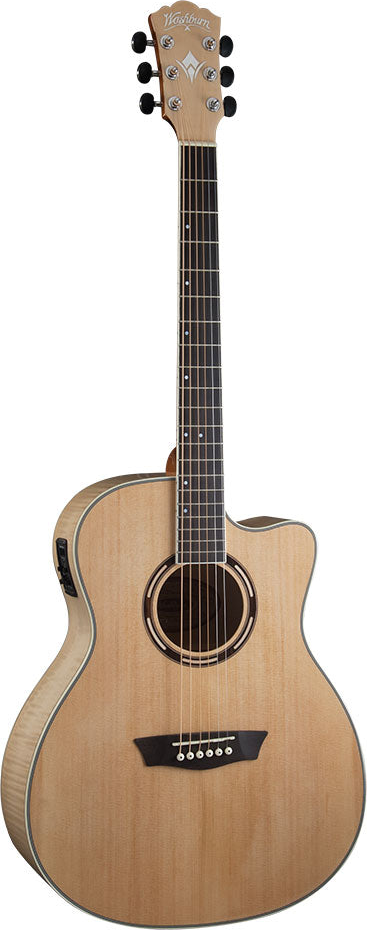 Washburn AG40CE Grand Auditorium - Natural
