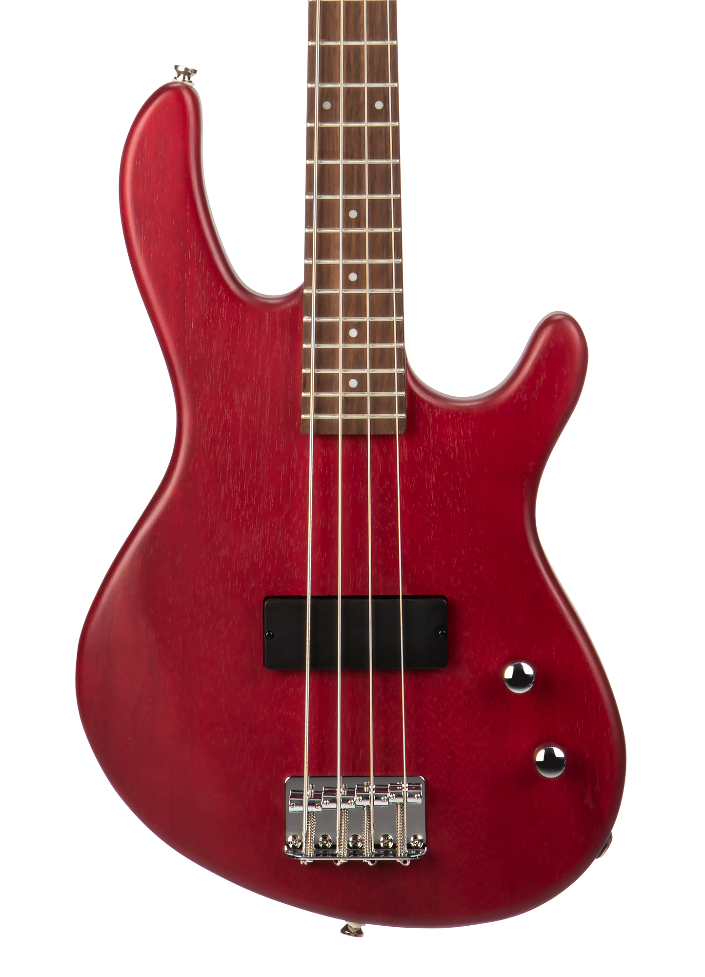 Cort Action Junior Short Scale Bass - Open Pore Black Cherry