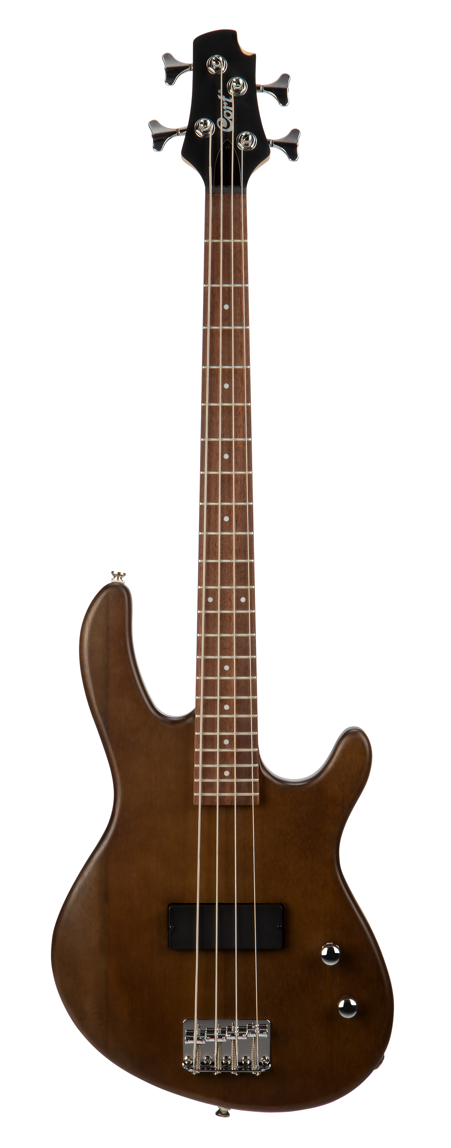 Cort Action Junior Short Scale Bass - Open Pore Walnut