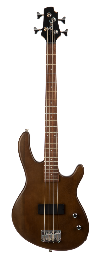 Cort Action Junior Short Scale Bass - Open Pore Walnut