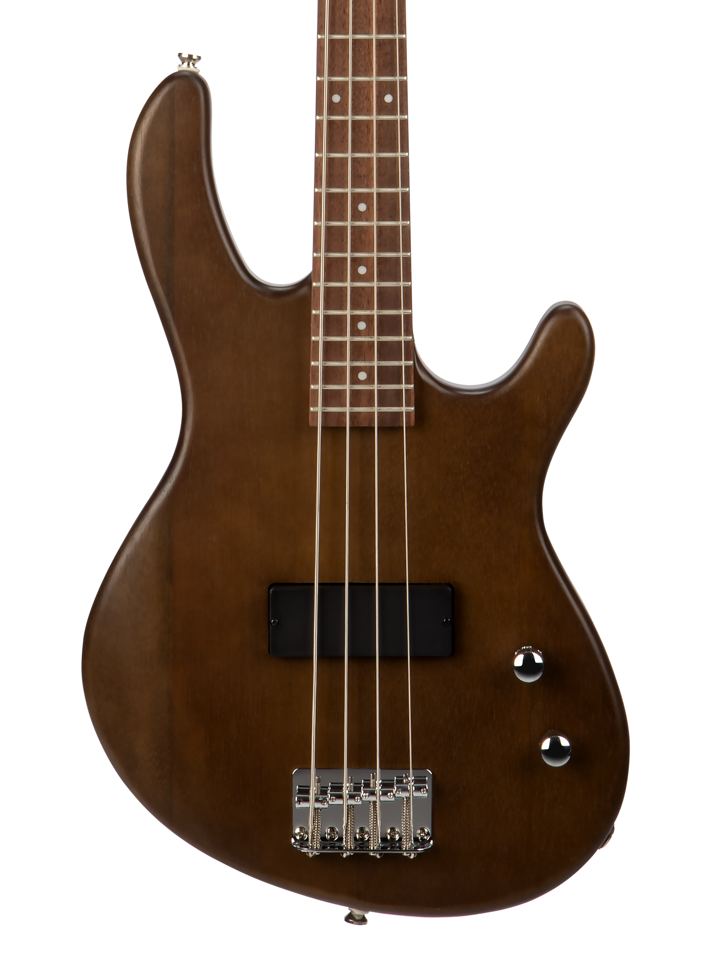 Cort Action Junior Short Scale Bass - Open Pore Walnut