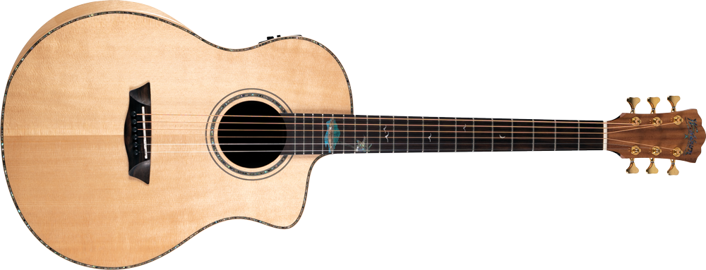 Washburn SC56S Bella Tono Studio Allure Cutaway - Gloss Natural