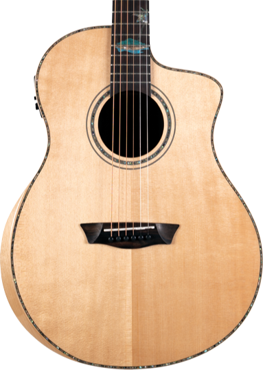 Washburn SC56S Bella Tono Studio Allure Cutaway - Gloss Natural