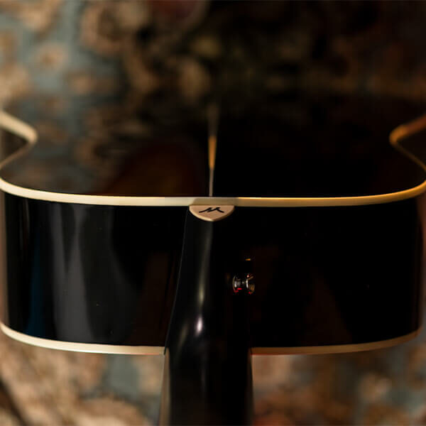 Washburn Burl D Deep Forest Dreadnought - Black Fade