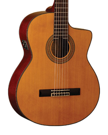 Washburn C64SCE Classical Cutaway - Natural