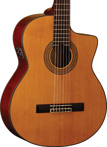 Washburn C64SCE Classical Cutaway - Natural