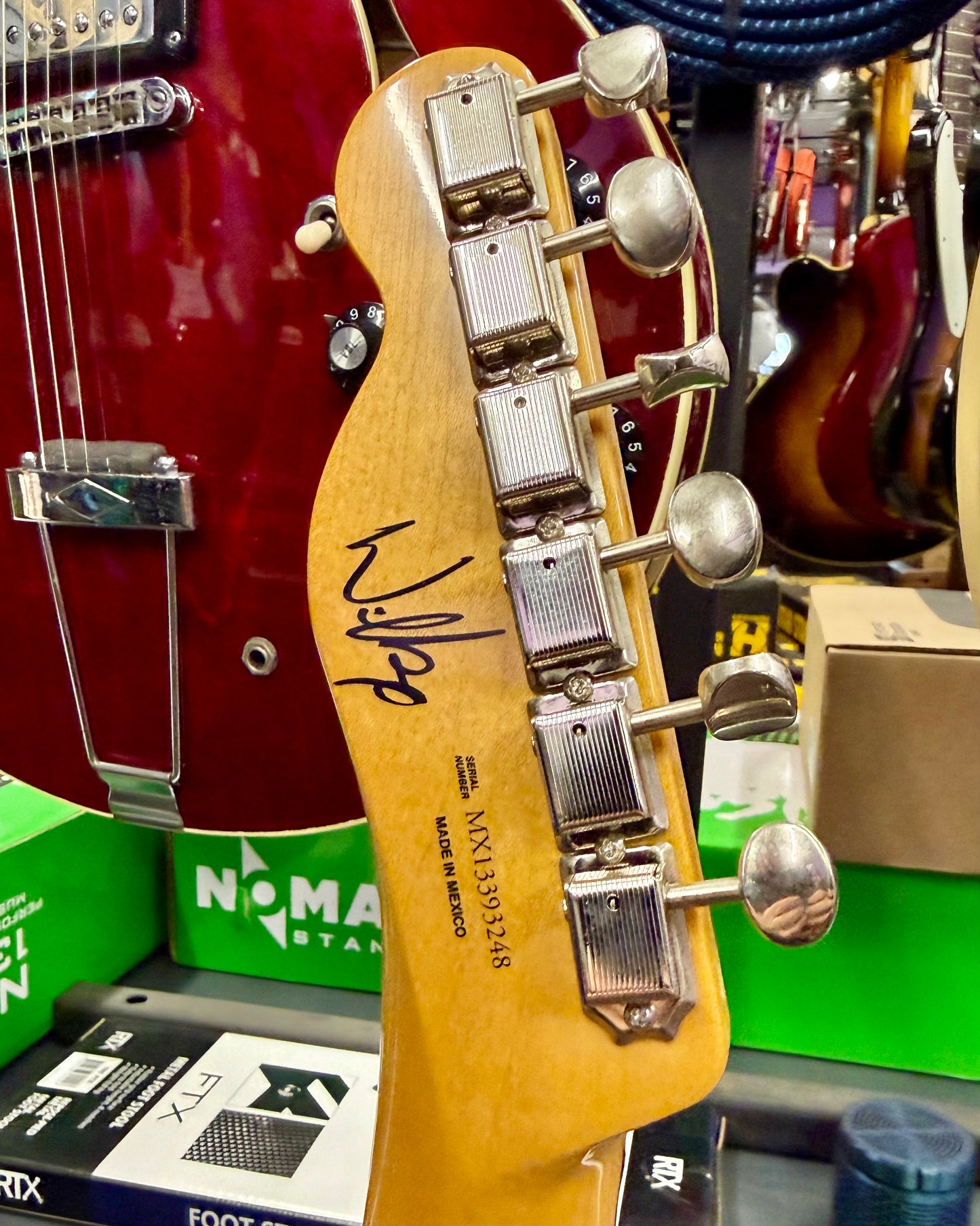 Fender MIM Wilko Johnson Signature Telecaster (#MX13393248) - Black