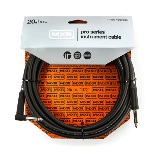 MXR Pro Series Instrument Cable Angled/Straight - 20ft
