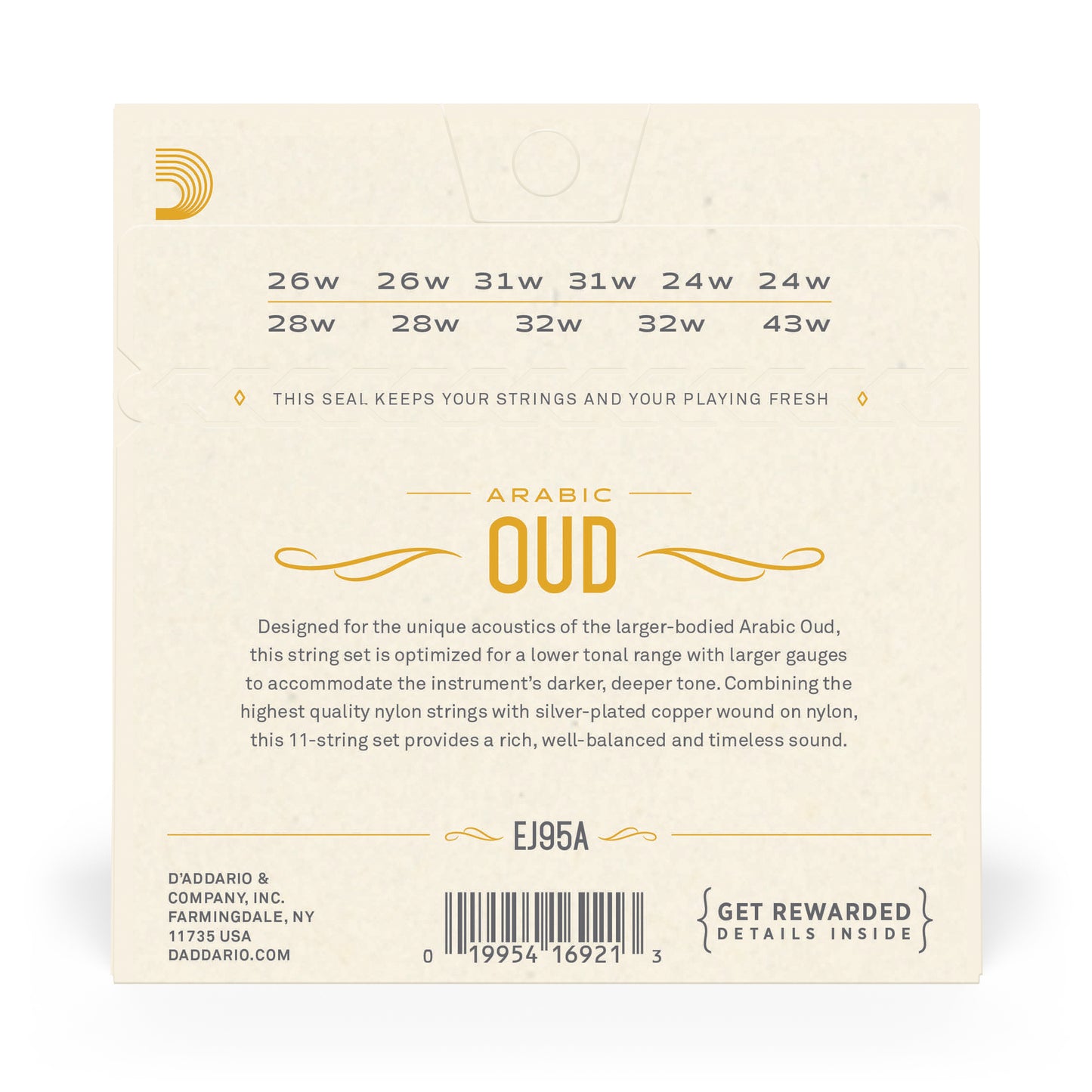 D'Addario EJ95A Arabic Oud Strings