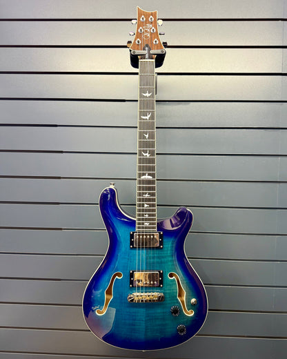 PRS SE Hollowbody II - Faded Blue Burst (#F20144)