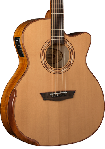 Washburn G66SCE Spalt Maple Grand Auditorium - Natural