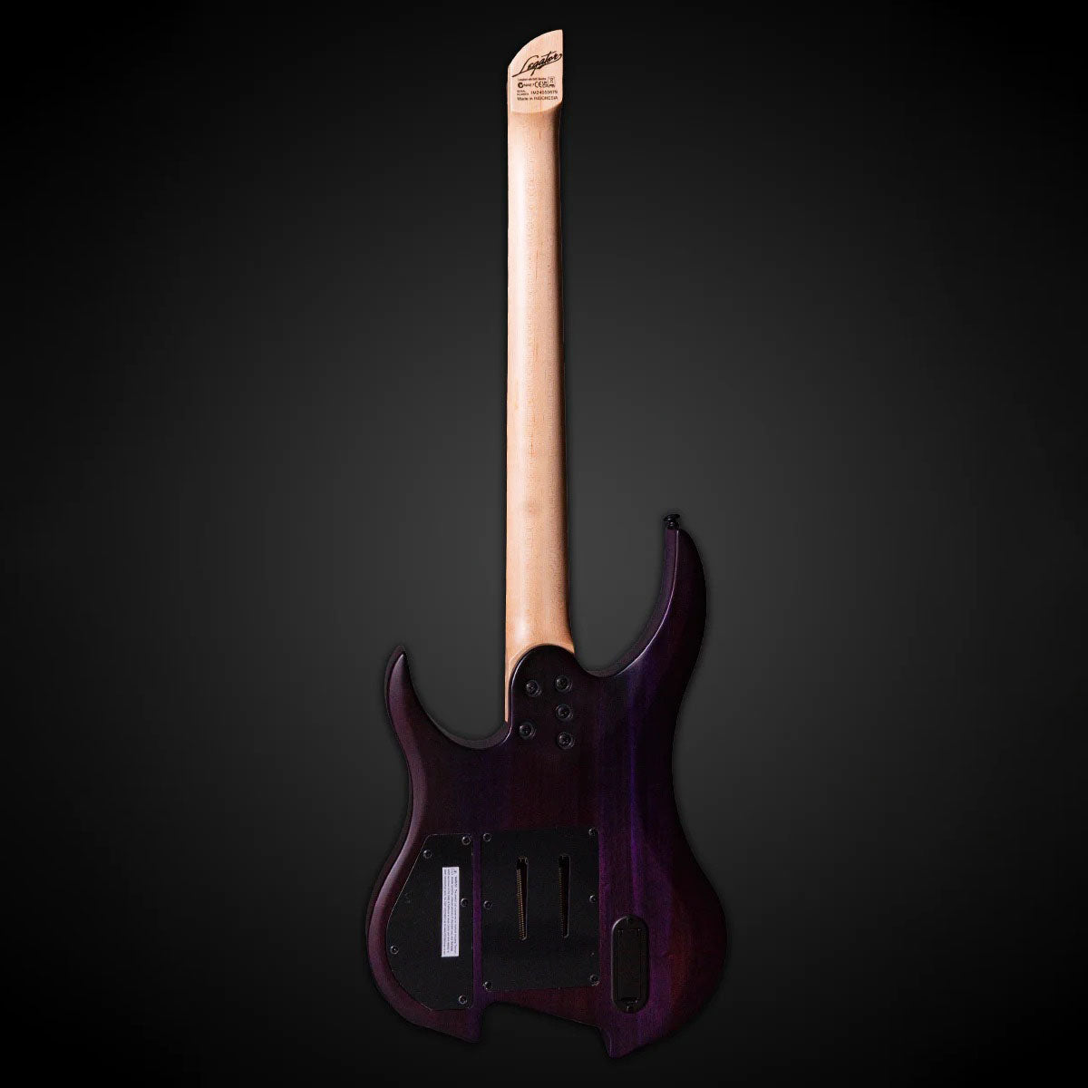 Legator Ghost 6-string Tremolo, Multi-scale - Purple to Natural