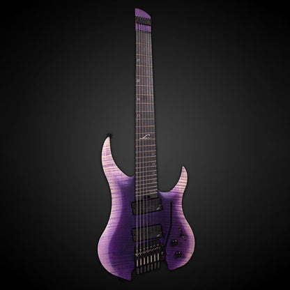Legator Ghost 7-string Tremolo, Multi-scale - Purple to Natural