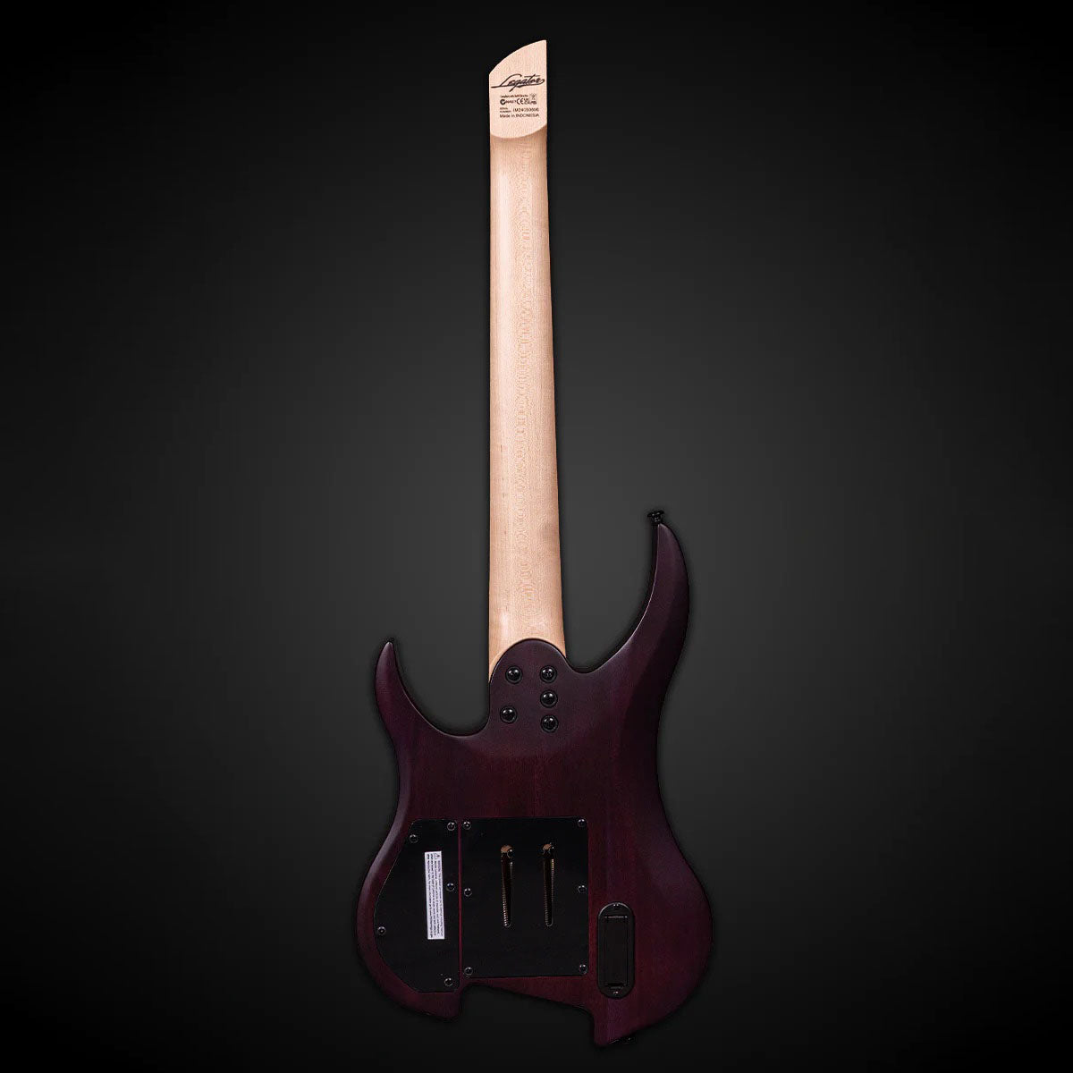 Legator Ghost 7-string Tremolo, Multi-scale - Purple to Natural