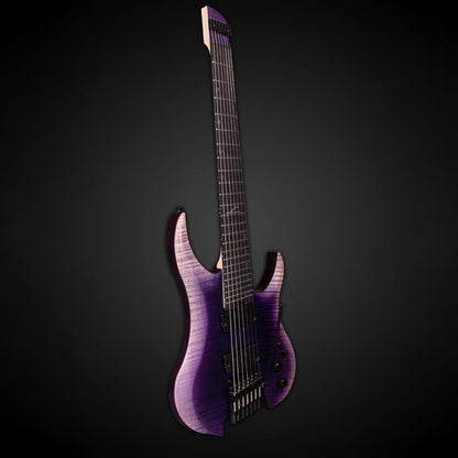 Legator Ghost 7-string Tremolo, Multi-scale - Purple to Natural