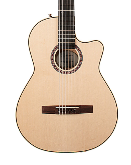 Godin Arena Flame Maple Cutaway Clasica II Nylon String Electro Guitar