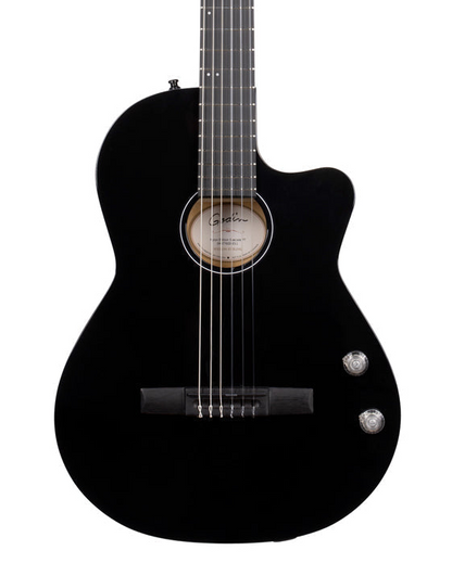 Godin Arena Pro Cutaway Bourbon Burst Nylon String Electro Guitar ~ Onyx Black with EQ