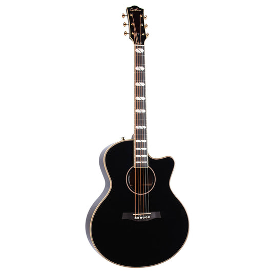 Godin Connaisseur Mini Jumbo Electro-Acoustic Guitar ~ Black