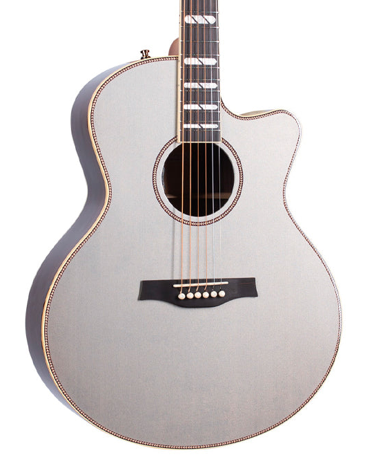 Godin Connaisseur Mini Jumbo Electro-Acoustic Guitar ~ Satina Grey