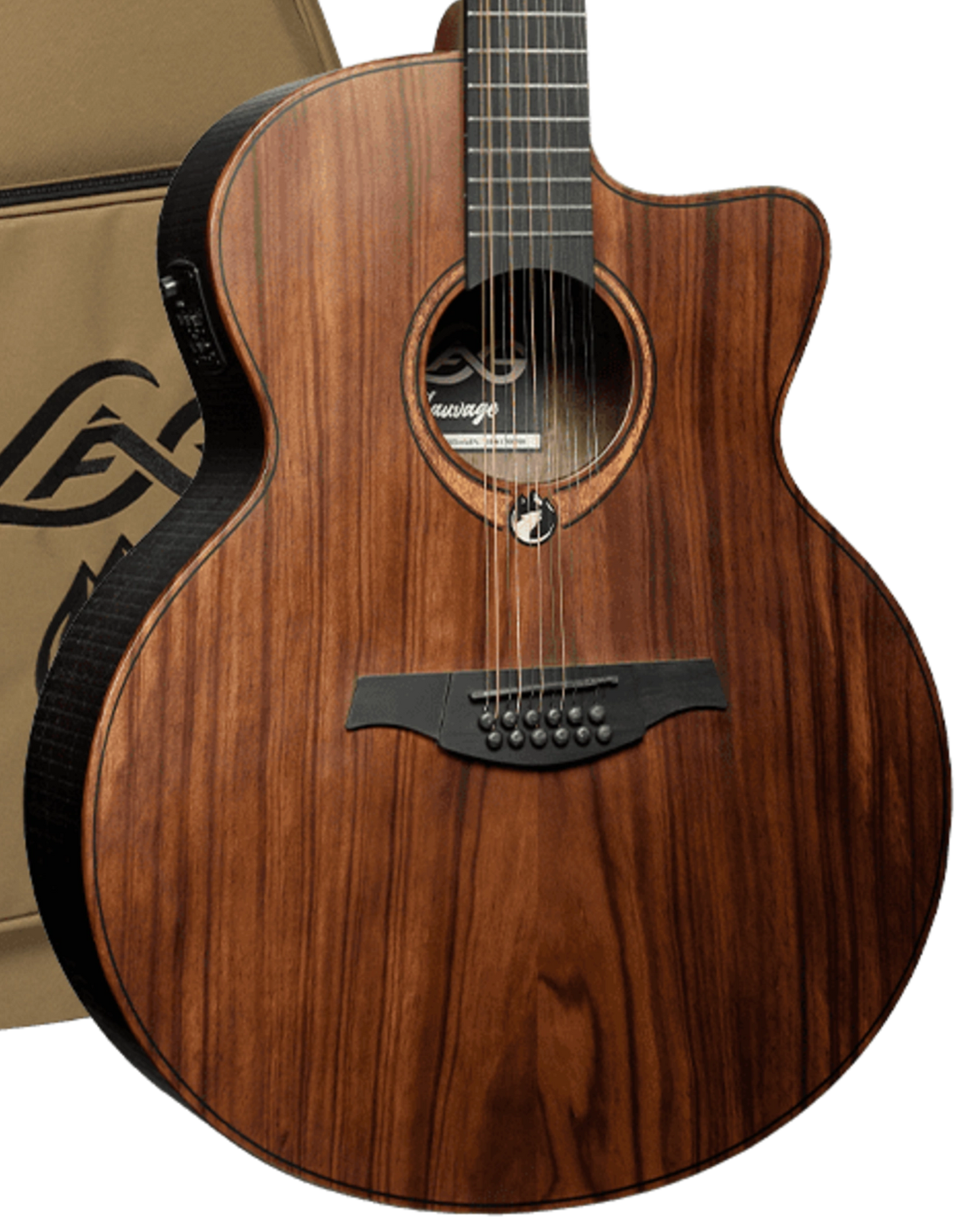 LAG Sauvage Jumbo 12-String Cutaway Electro