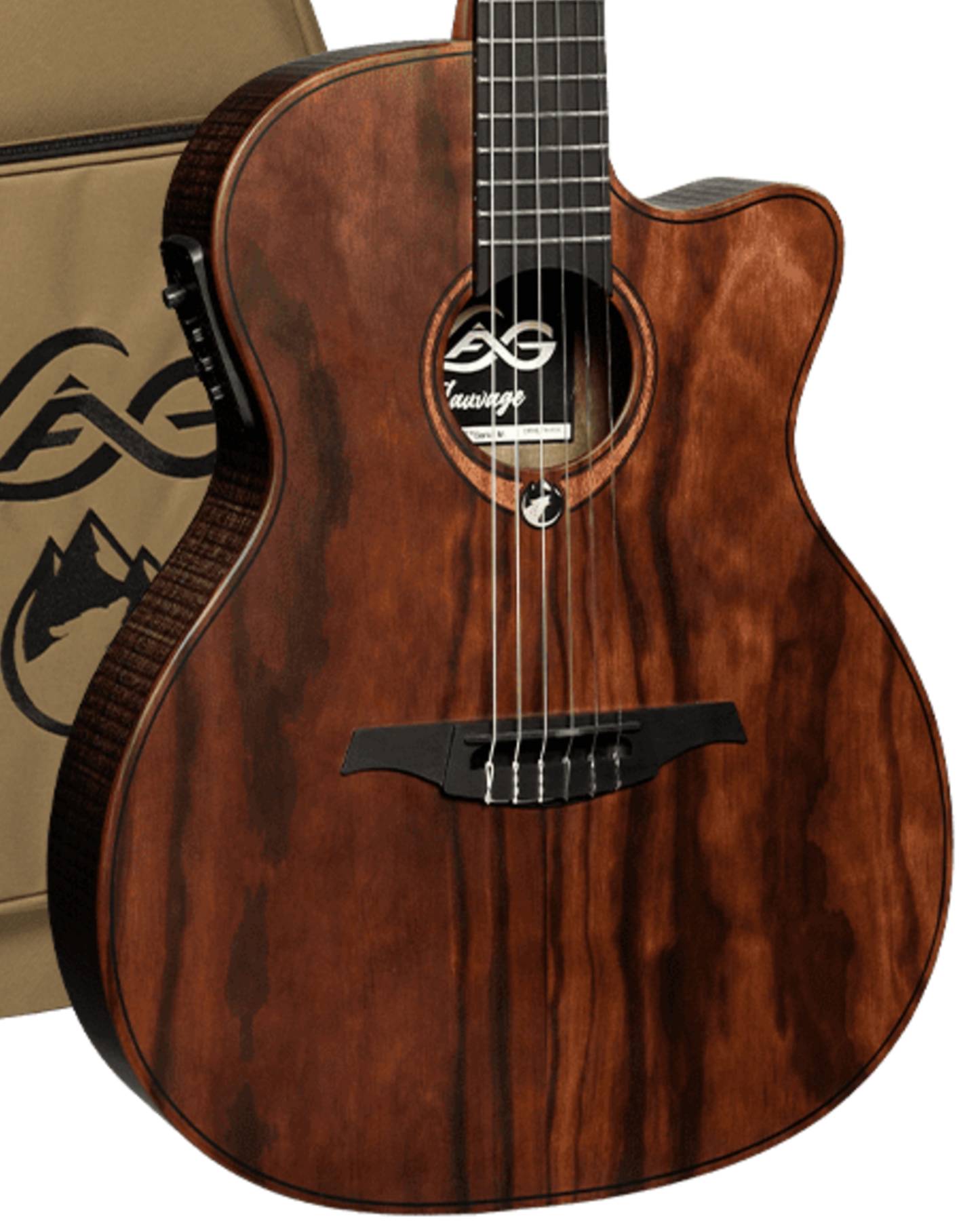 LAG Sauvage Nylon Auditorium Slim Cutaway Electro