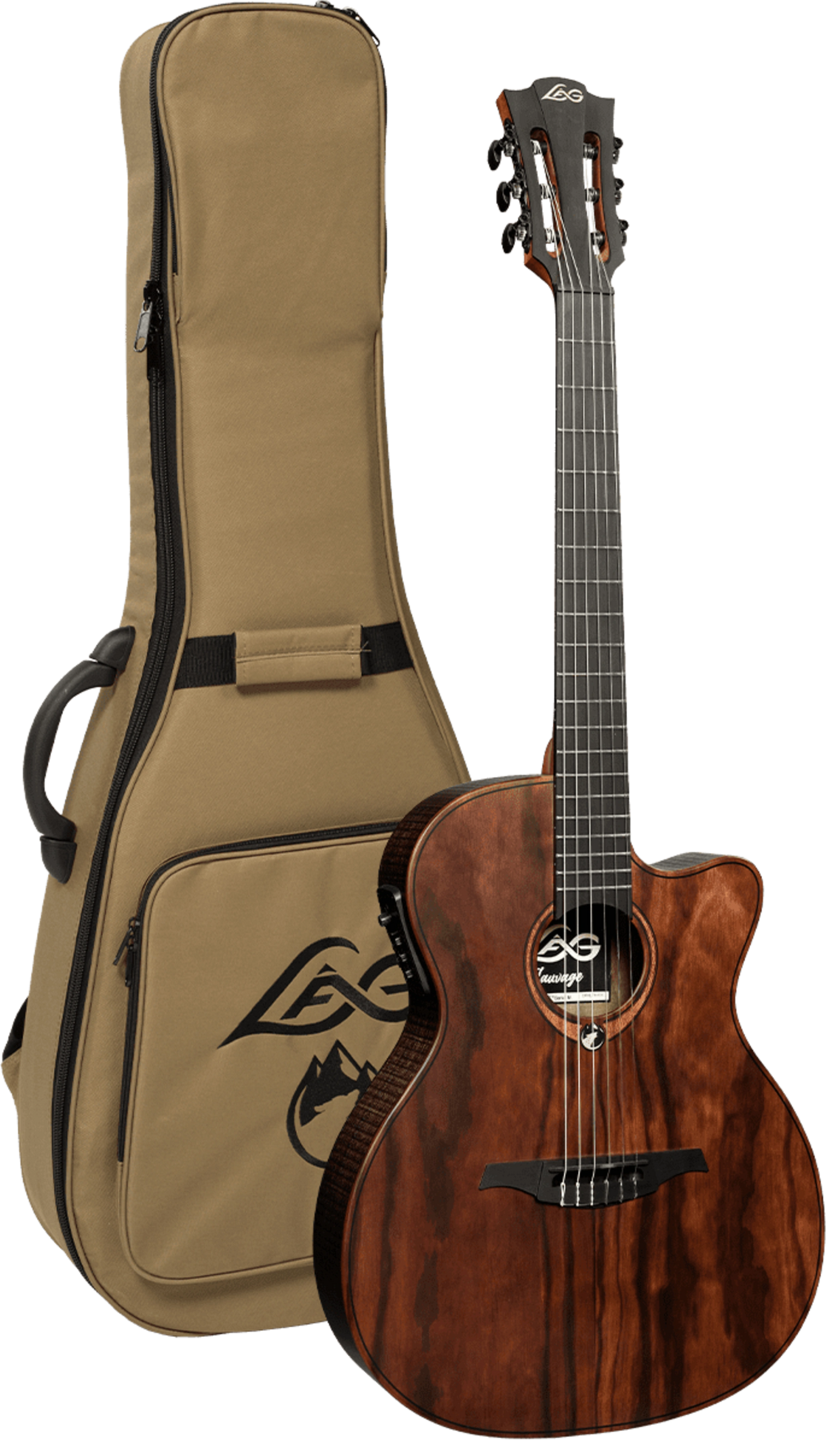 LAG Sauvage Nylon Auditorium Slim Cutaway Electro