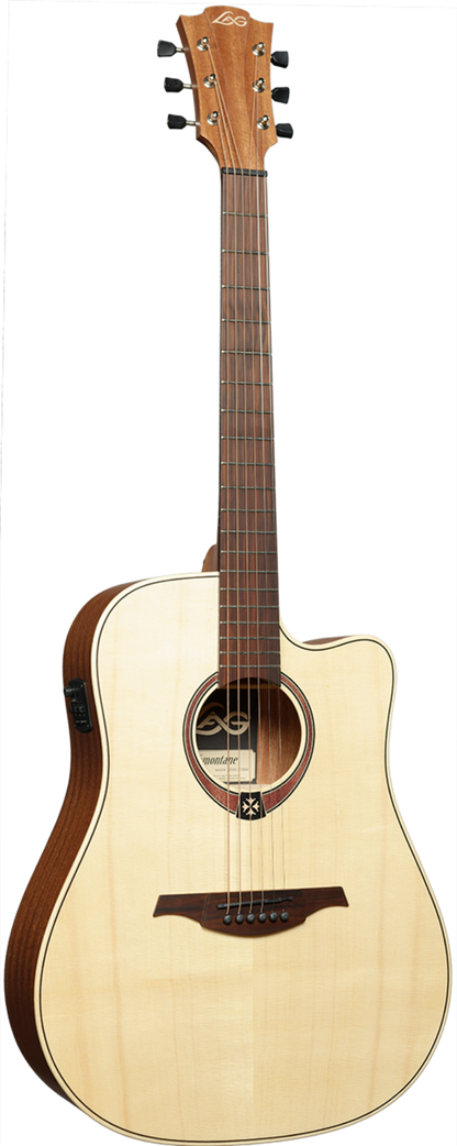LAG T70DCE-NAT Tramontane Dreadnought Cutaway Electro