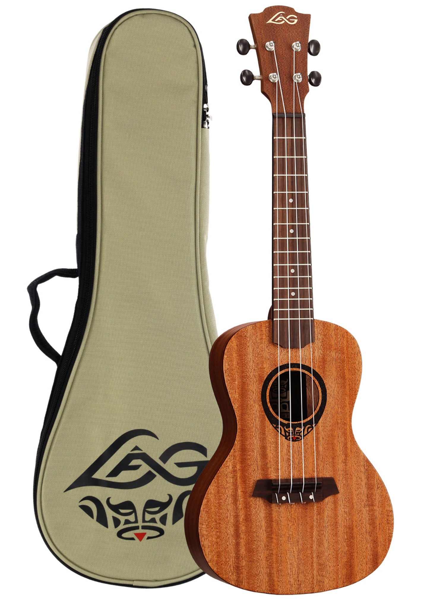 LAG Concert Ukulele w/ Case - Natural