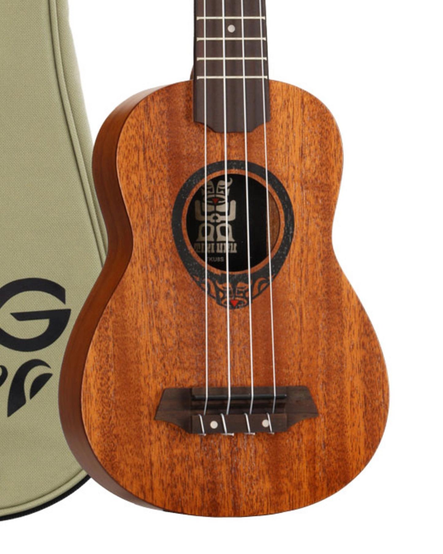 LAG Soprano Ukulele w/ Case - Natural