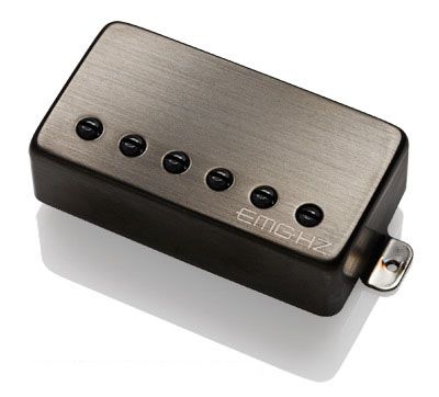 EMG H1A Bridge Brushed Black Chrome