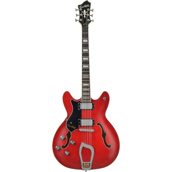 Hagstrom Viking Left-Handed - Wild Cherry Transparent