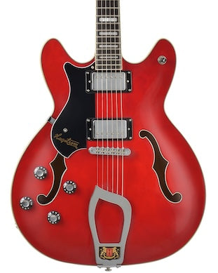 Hagstrom Viking Left-Handed - Wild Cherry Transparent