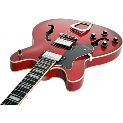 Hagstrom Viking Left-Handed - Wild Cherry Transparent