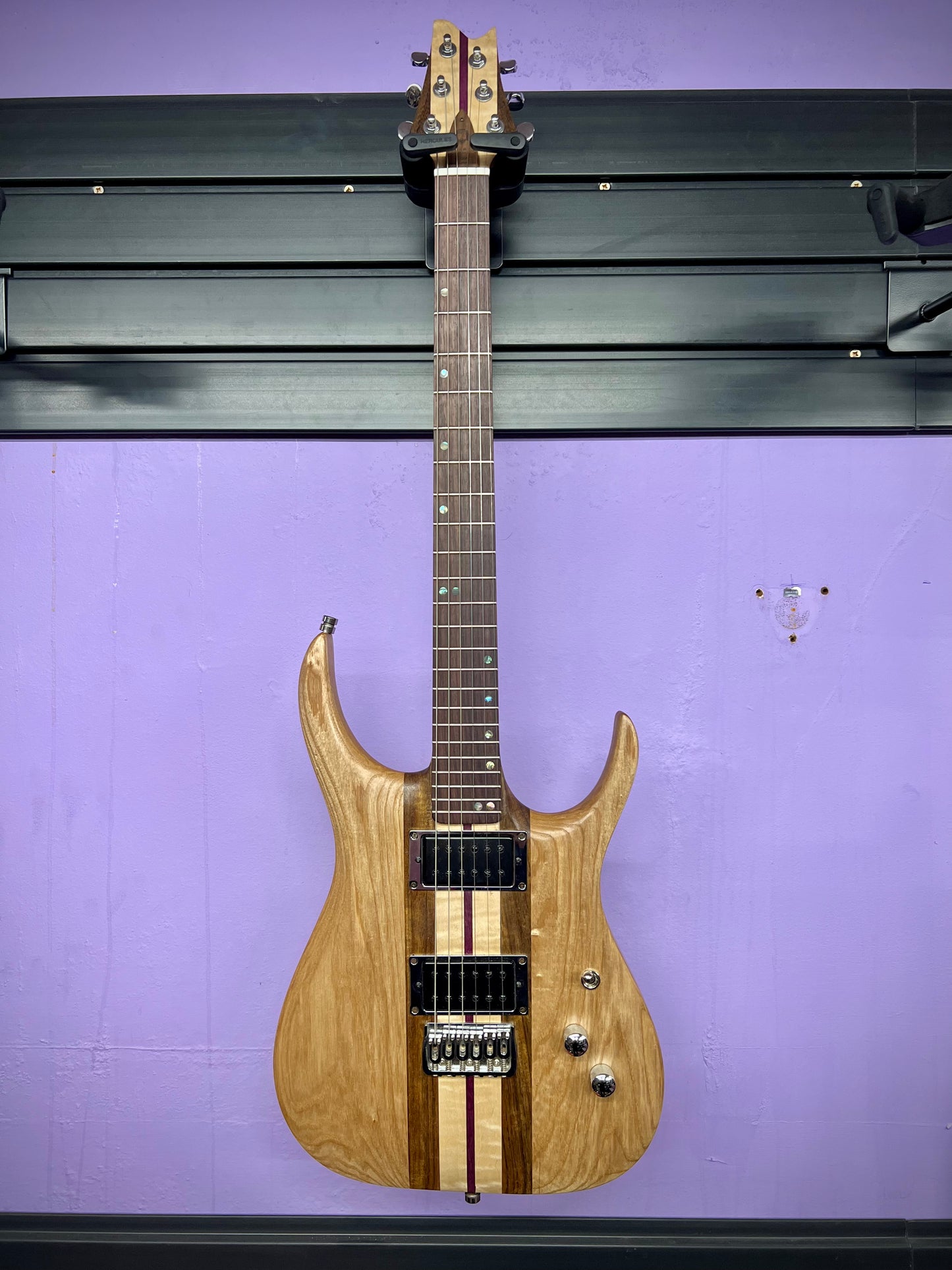 Ginger Beard Customs - GB6T - Curly Maple, Purpleheart, Ash, Ovangkol