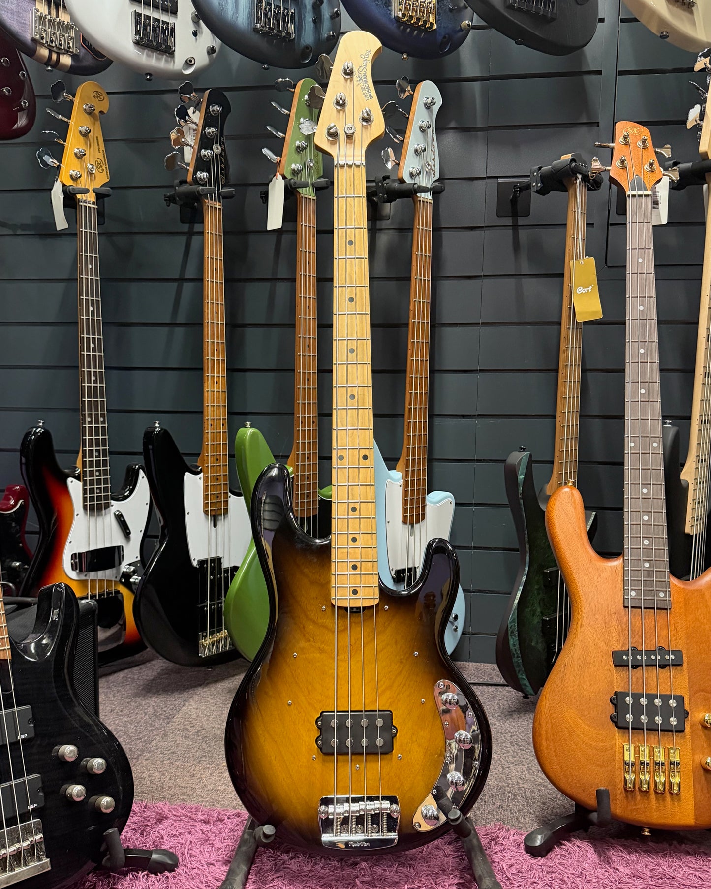 MusicMan StingRay 3 EQ H (2013) - Tobacco Sunburst