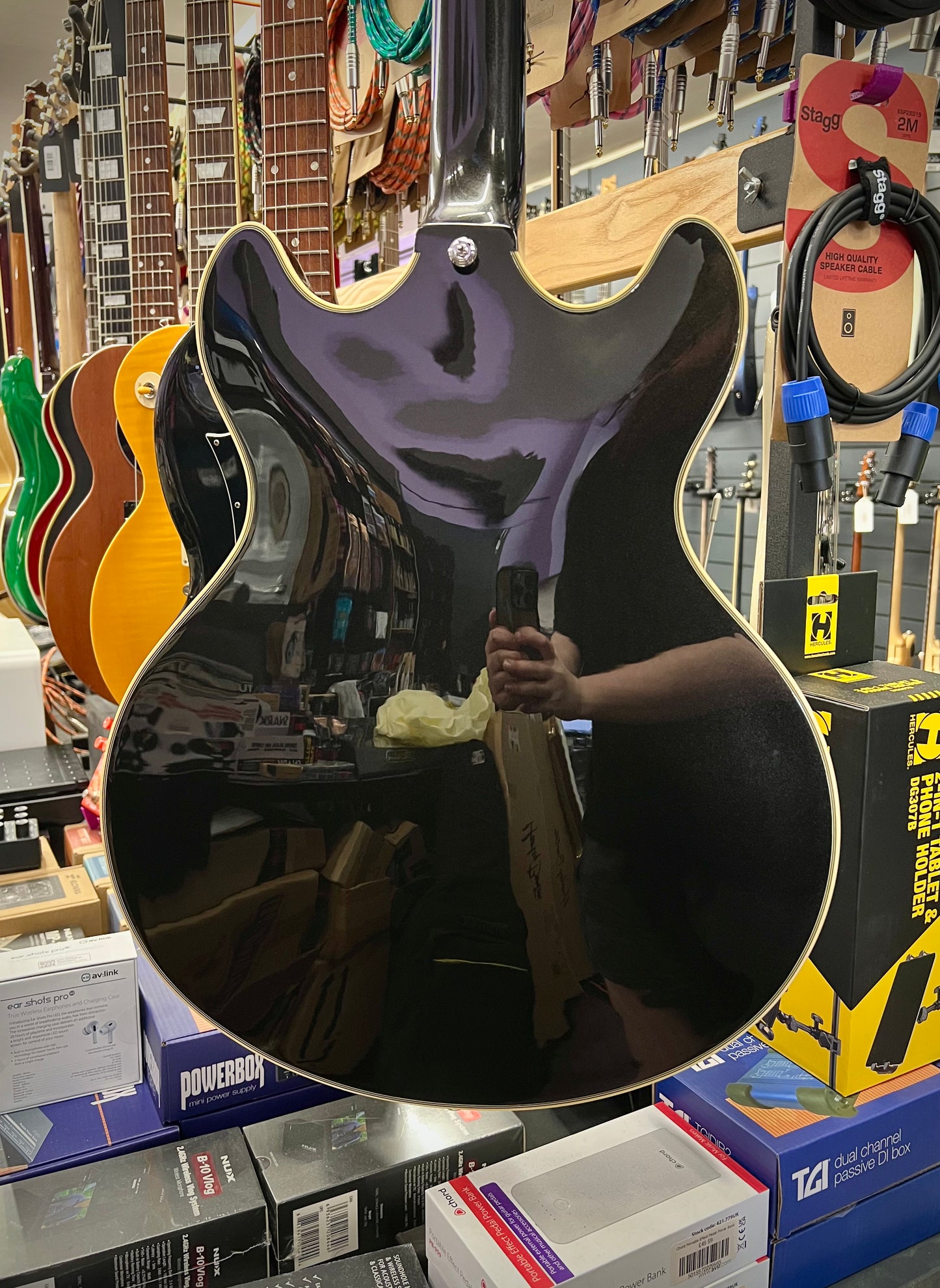 D'Angelico Premier DC - Black Sparkle
