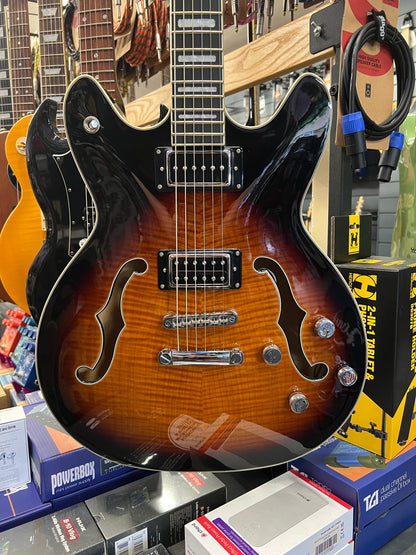 Hagstrom Viking Deluxe Baritone - Tobacco Burst