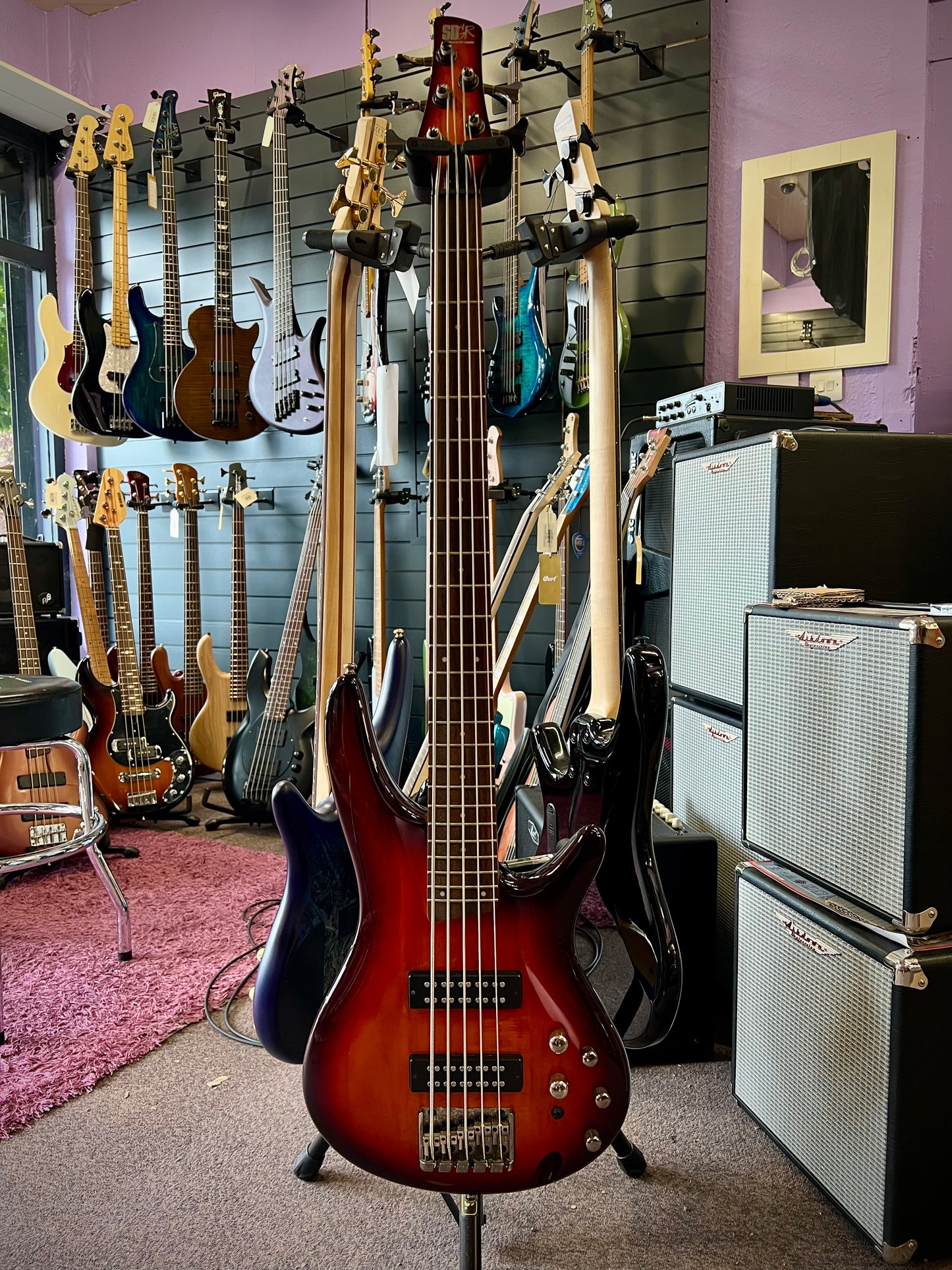 Ibanez SR375E - Aged Whiskey Burst